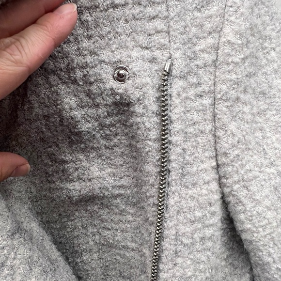 Club Monaco Wool tailored blend fur coat -thick, fancy winter coat XS - Picture 8 of 13